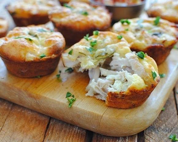 Chicken Muffins With Cheese