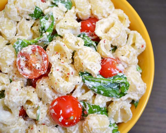 Roasted Garlic Pasta Salad Recipe