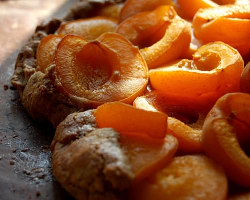Apricot Galette with Brown Sugar Cinnamon Pastry