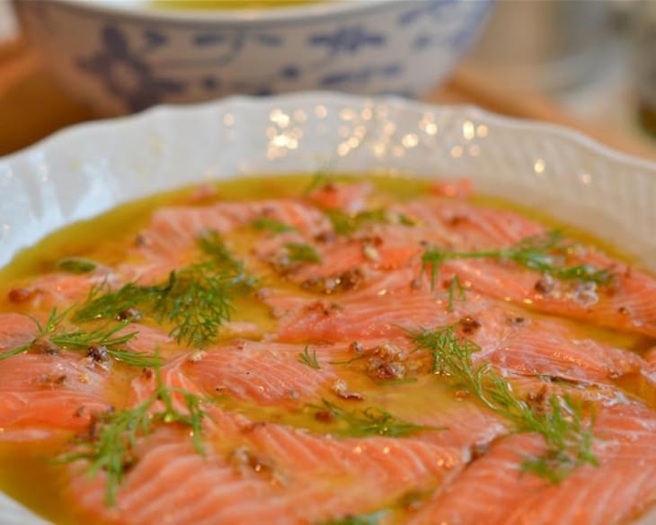 Salmon Carpaccio