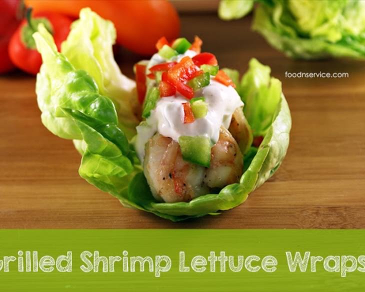 Grilled Shrimp Lettuce Wraps