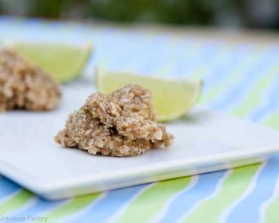 Clean Eating Coconut Lime Freezer Cookies