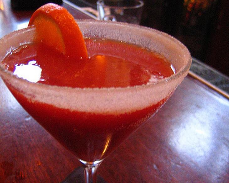 Blood Orange Martini Cocktail
