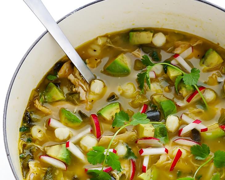 Easy Chicken Posole Verde