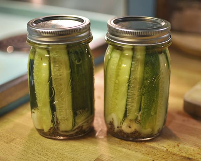 Small Batch Refrigerator Pickles