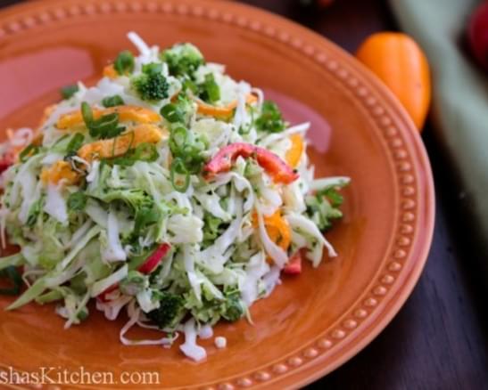 Cabbage and Bell Pepper Salad