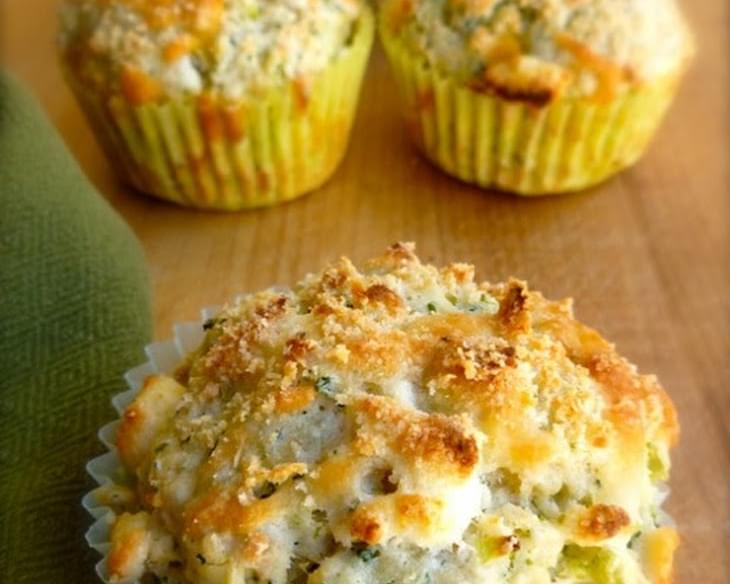 Skinny Broccoli Cheese Muffins