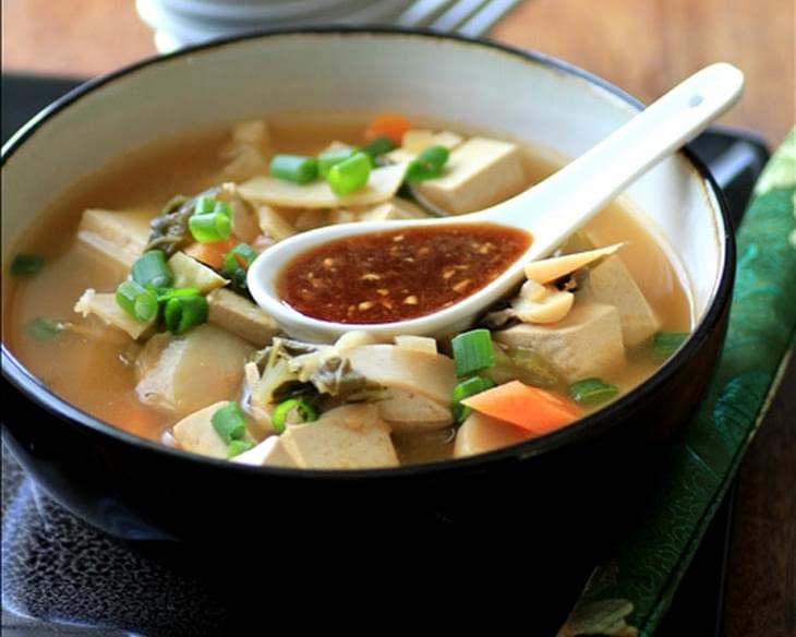 Vegan Crockpot Chinese Hot Pot