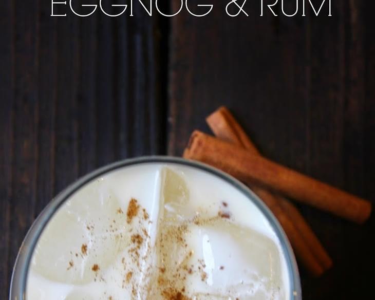 Vanilla Spiced Egg Nog and Rum