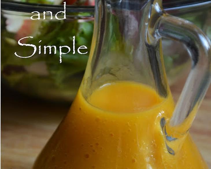 Sweet and Simple Mango Dressing