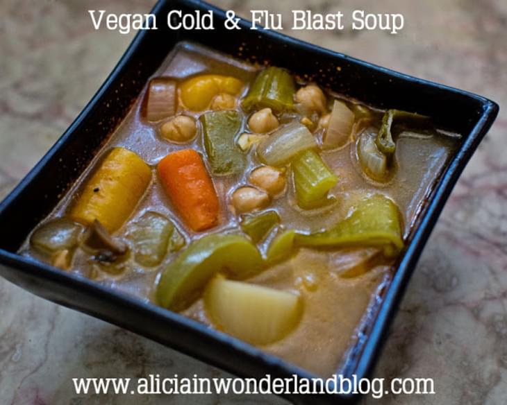 Vegan Cold & Flu Blast Soup