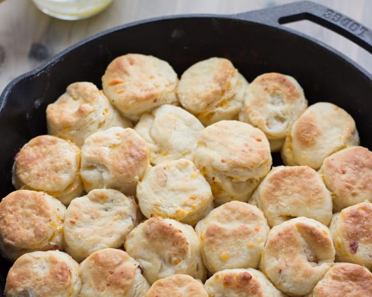 Bacon Cheddar Ranch Angel Biscuits