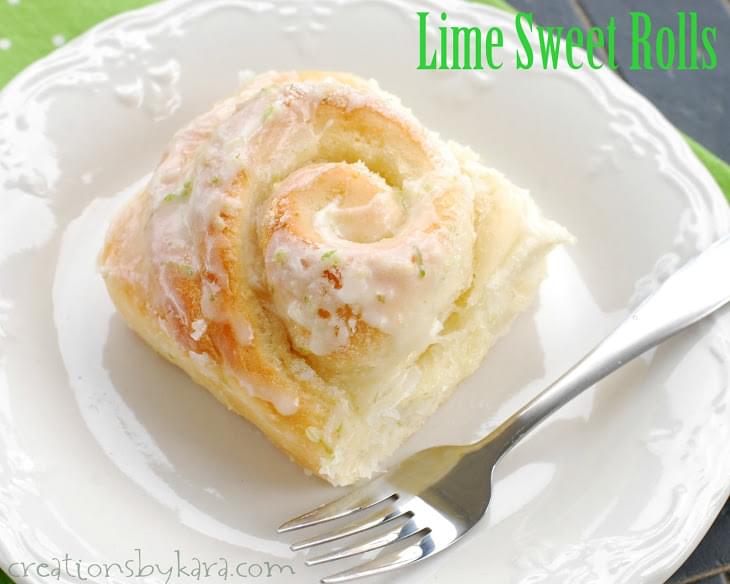 Lime Sweet Rolls