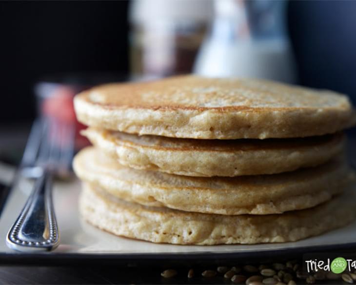 100% Whole Wheat Pancakes