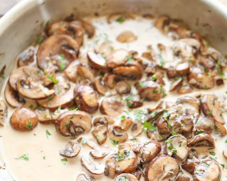 Easy Creamy Mushrooms