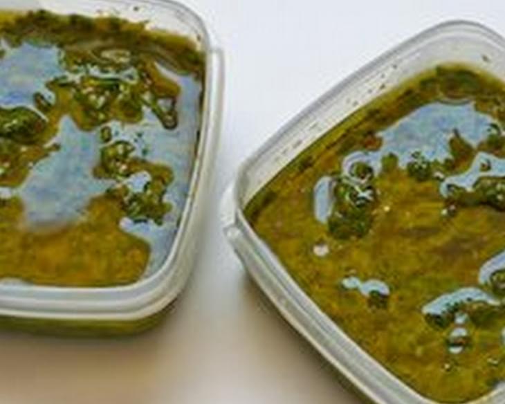 French Pistou Sauce (Fresh Basil, Garlic, and Olive Oil Sauce)