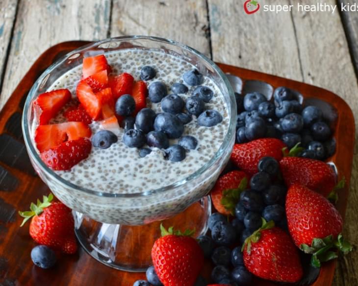 Chia Seed Champion Pudding {Healthy Dessert for Kids}