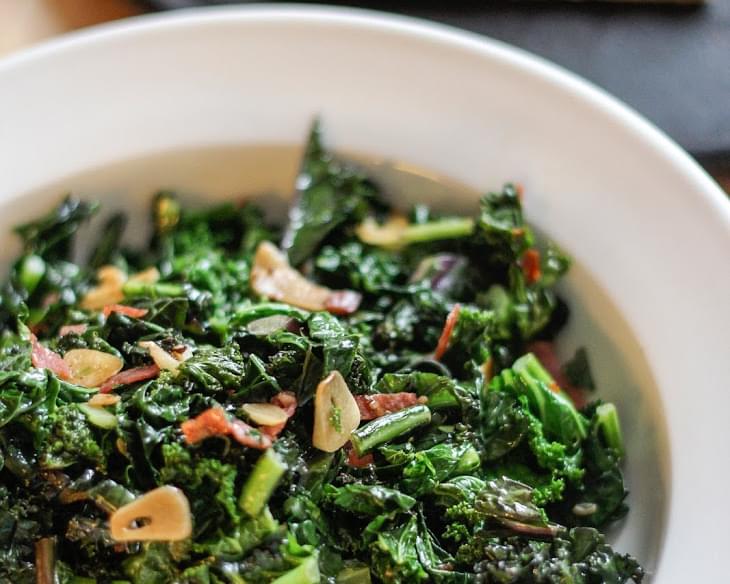 Fiery Kale with Garlic and Olive Oil
