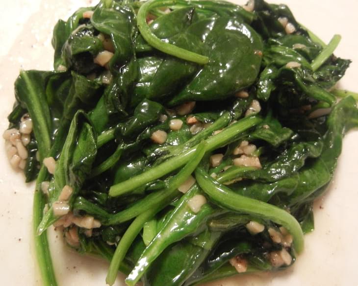 Garlic Sautéed Spinach (ME)