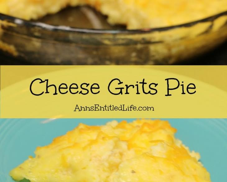 Cheese Grits Pie