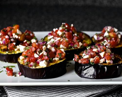 Roasted Eggplant with Ricotta and Mint