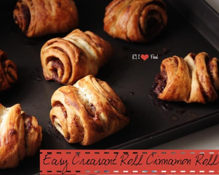 Easy Creasent Roll Cinnamon Rolls at Home
