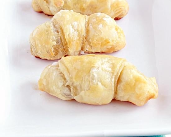 Simple Chocolate Puff Pastry Croissants
