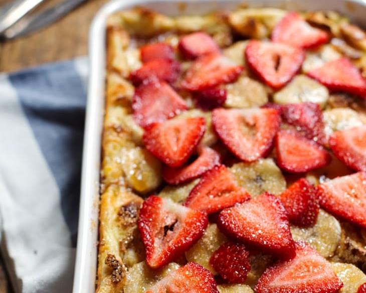 Super Easy Coconut French Toast Bake