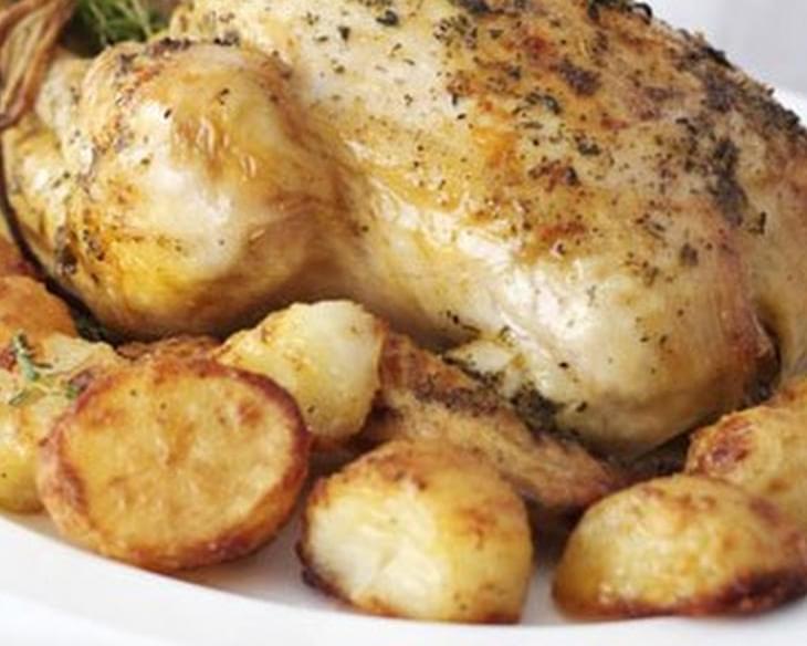 Slow-roast Chicken with Homemade Gravy