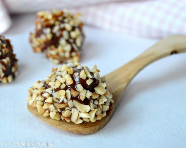 Homemade Ferrero Rocher Truffles