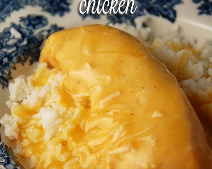 Cheesy Crock Pot Chicken
