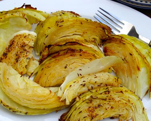 Dijon Roasted Cabbage