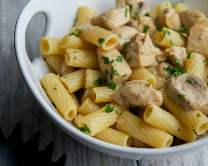 Low Fat Chicken Marsala Rigatoni