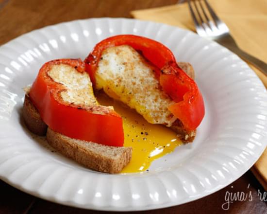 Red Pepper Egg-In-A-Hole