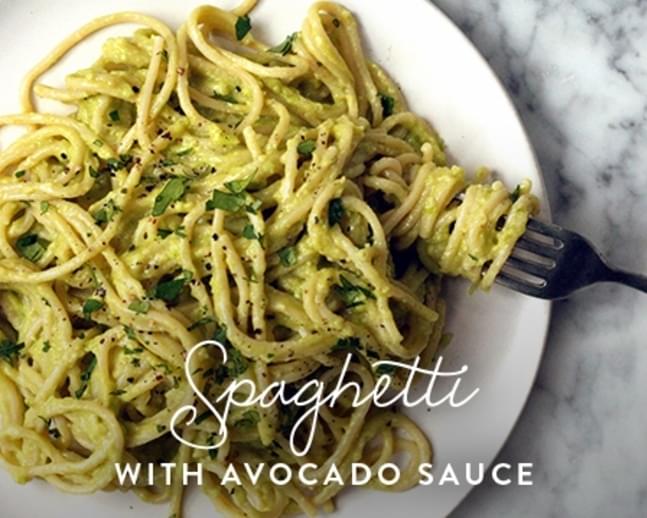Spaghetti with Avocado Sauce