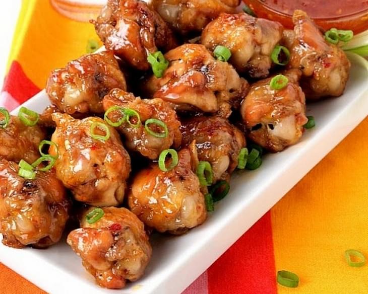 Crispy, Sweet and Spicy Chicken Wings