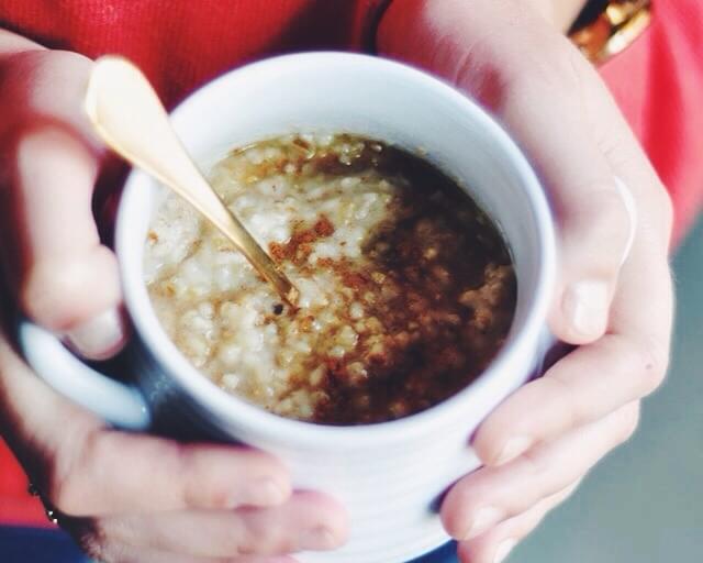 Steel Cut Oats with Peanut Butter, Honey and Cinnamon