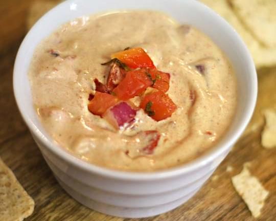 Healthy Queso Dip (Dairy-free, Soy-free)