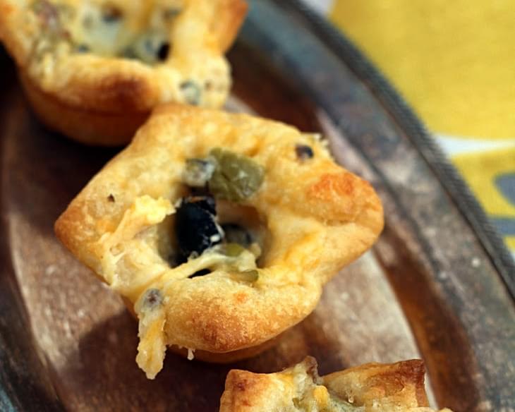 Cheesy Olive Puffs