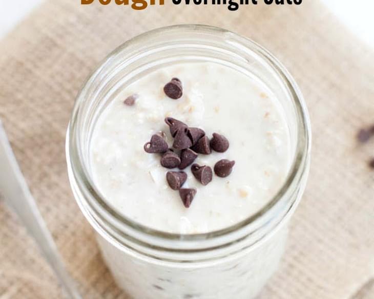Chocolate Chip Cookie Dough Overnight Oats