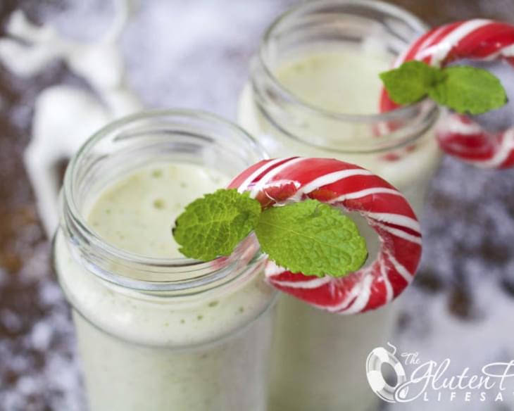 A Sweet Peppermint Smoothie - Super yummy and good for your tummy!