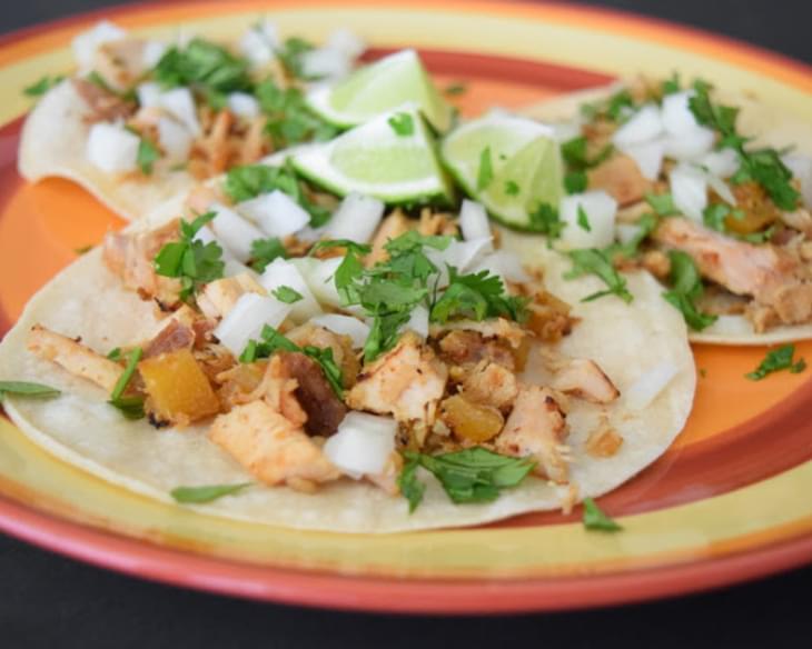 Tacos Al Pastor (marinated pork tacos)