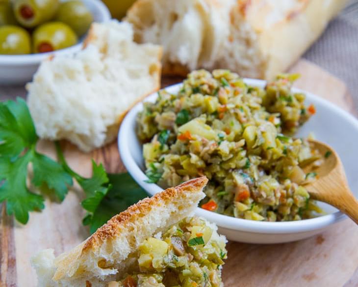 Green Olive and Preserved Lemon Tapenade