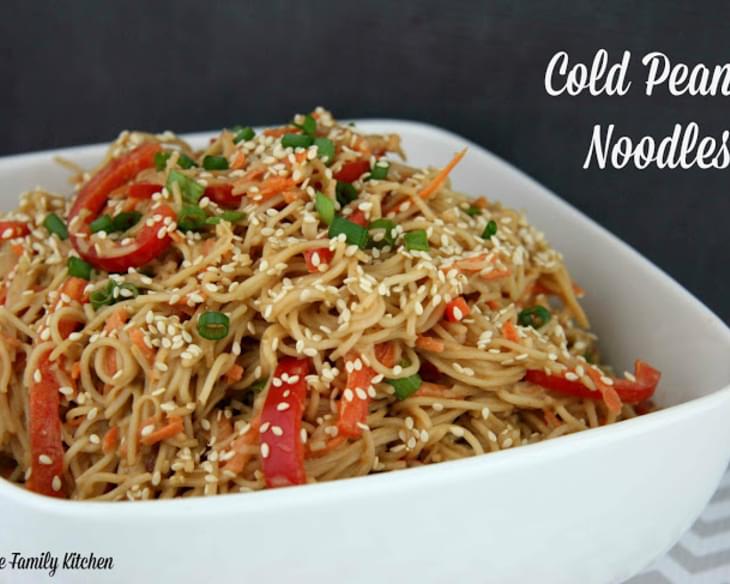 Cold Peanut Noodles