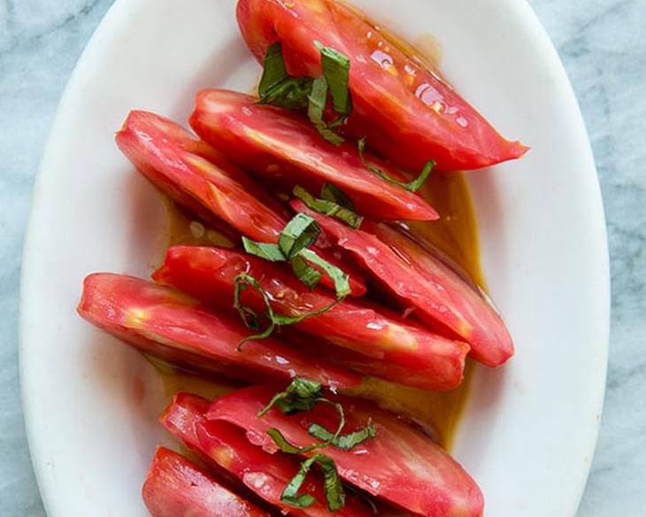 Tomato Salad with Soy Sauce