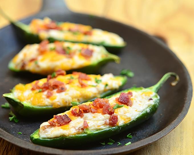Cheese-Stuffed Jalapeno Poppers