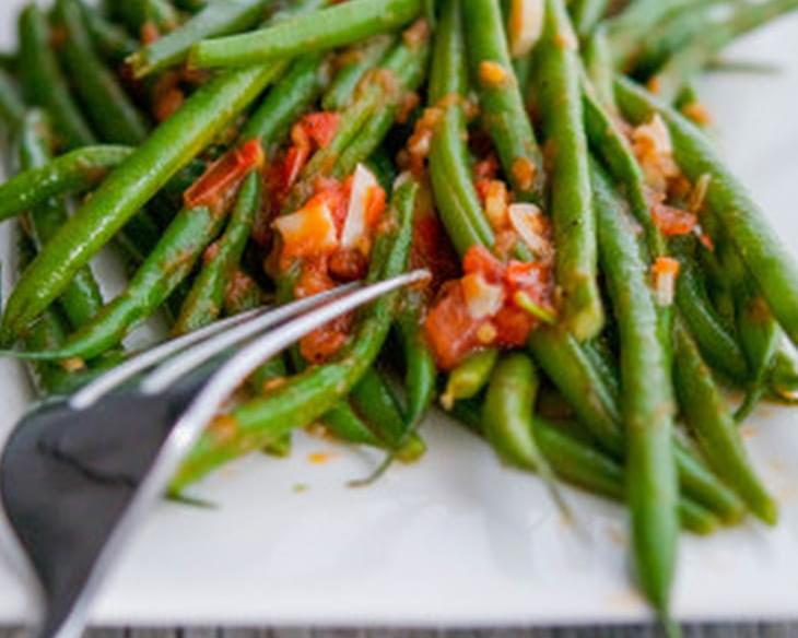 Green Beans with Tomato and Garlic (Olive Garden Copycat)