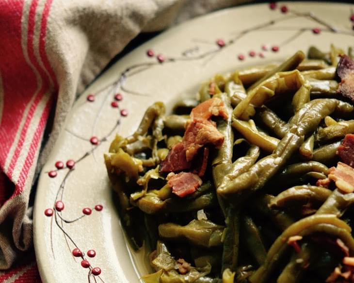 Crockpot Southern Green Beans with Bacon