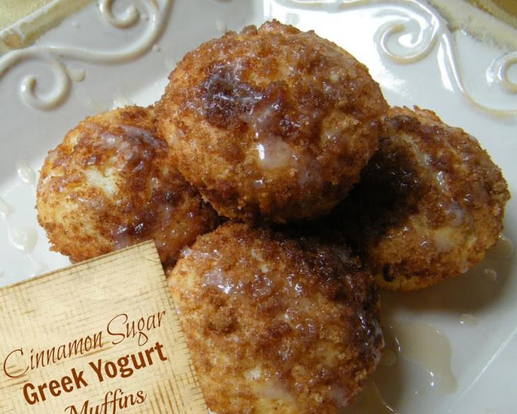 Cinnamon Sugar Greek Yogurt Muffins