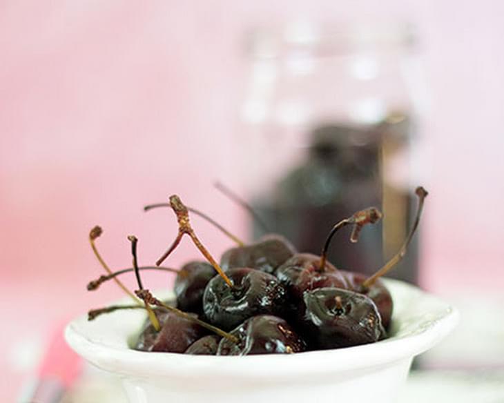 Homemade Maraschino Cherries (Alcohol Free)